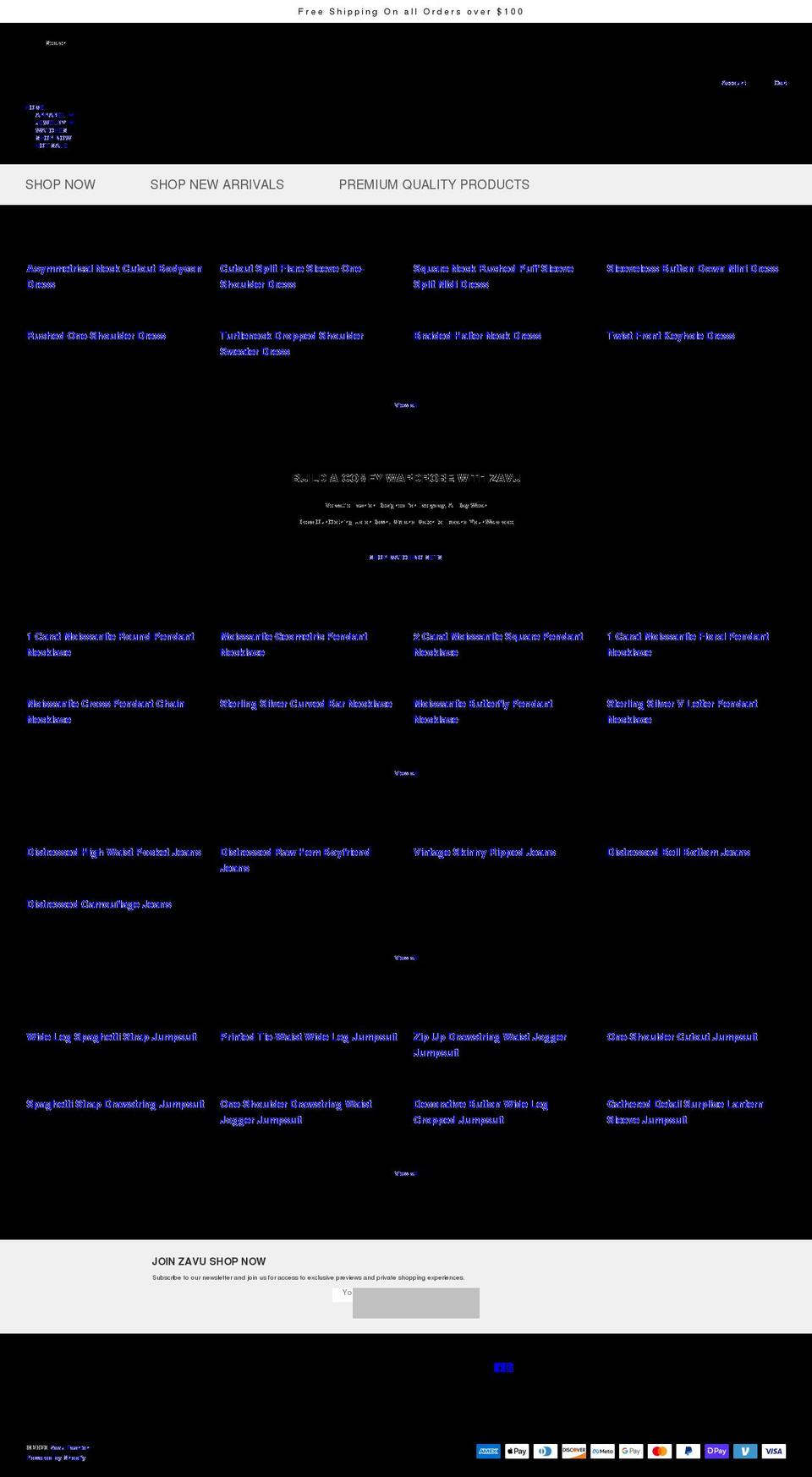 zavuyoga.com shopify website screenshot