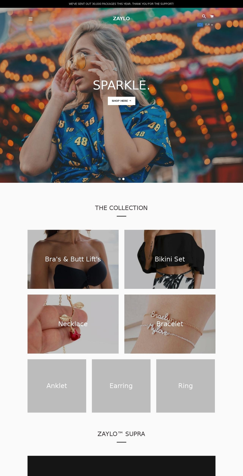 zaylo.net shopify website screenshot