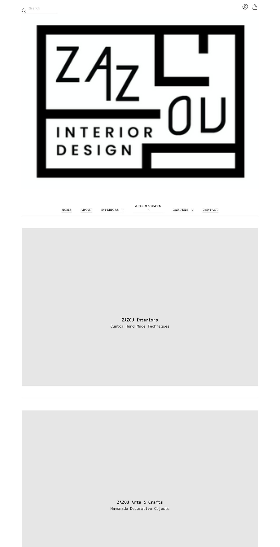 zazou-design.com shopify website screenshot