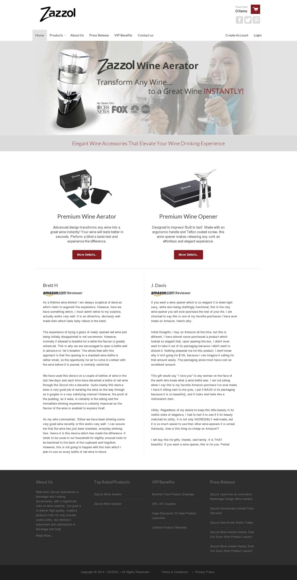 zazzol.myshopify.com shopify website screenshot