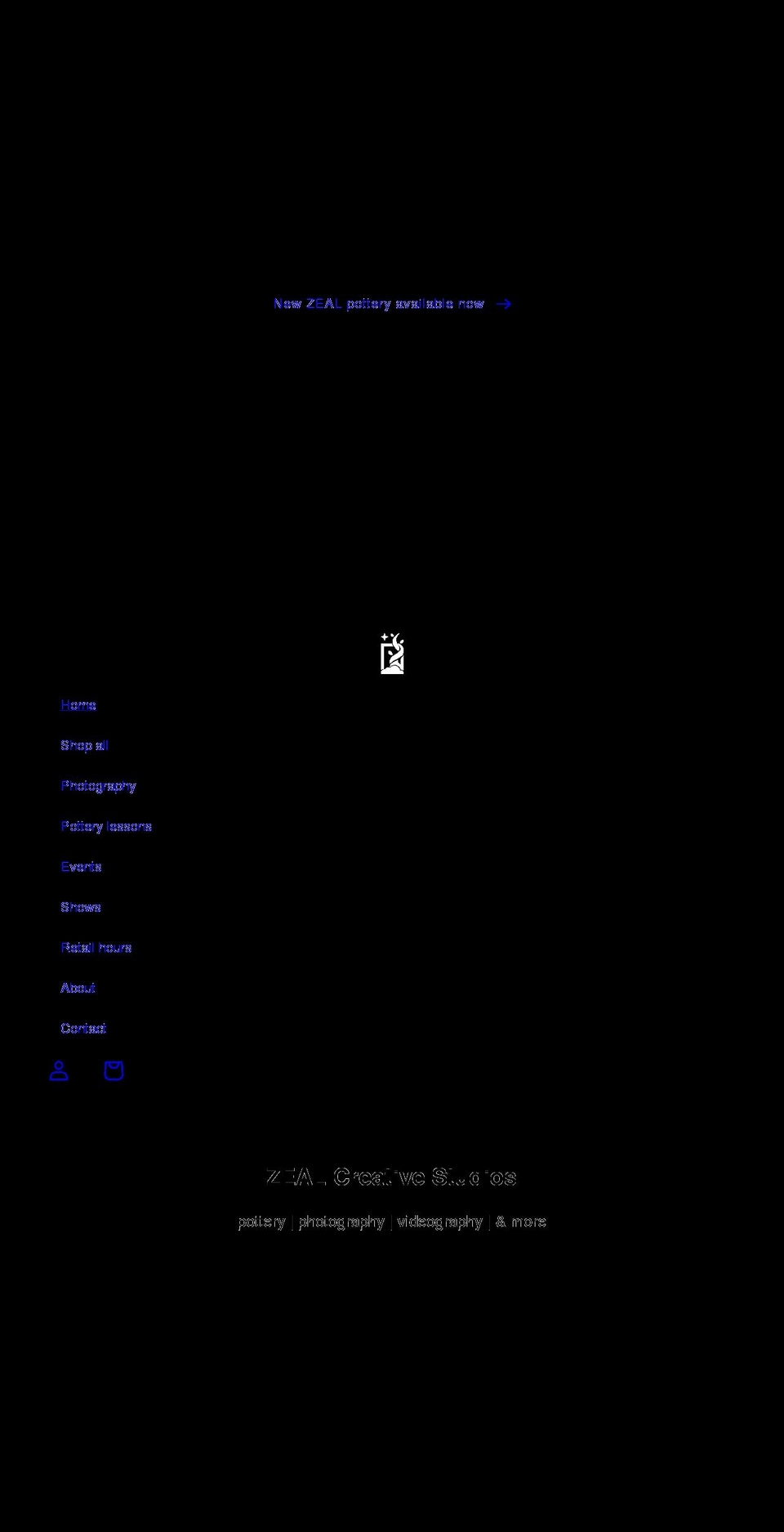 zealcreativestudio.com shopify website screenshot