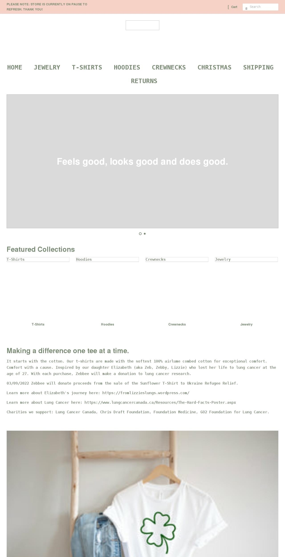 zebbee.com shopify website screenshot