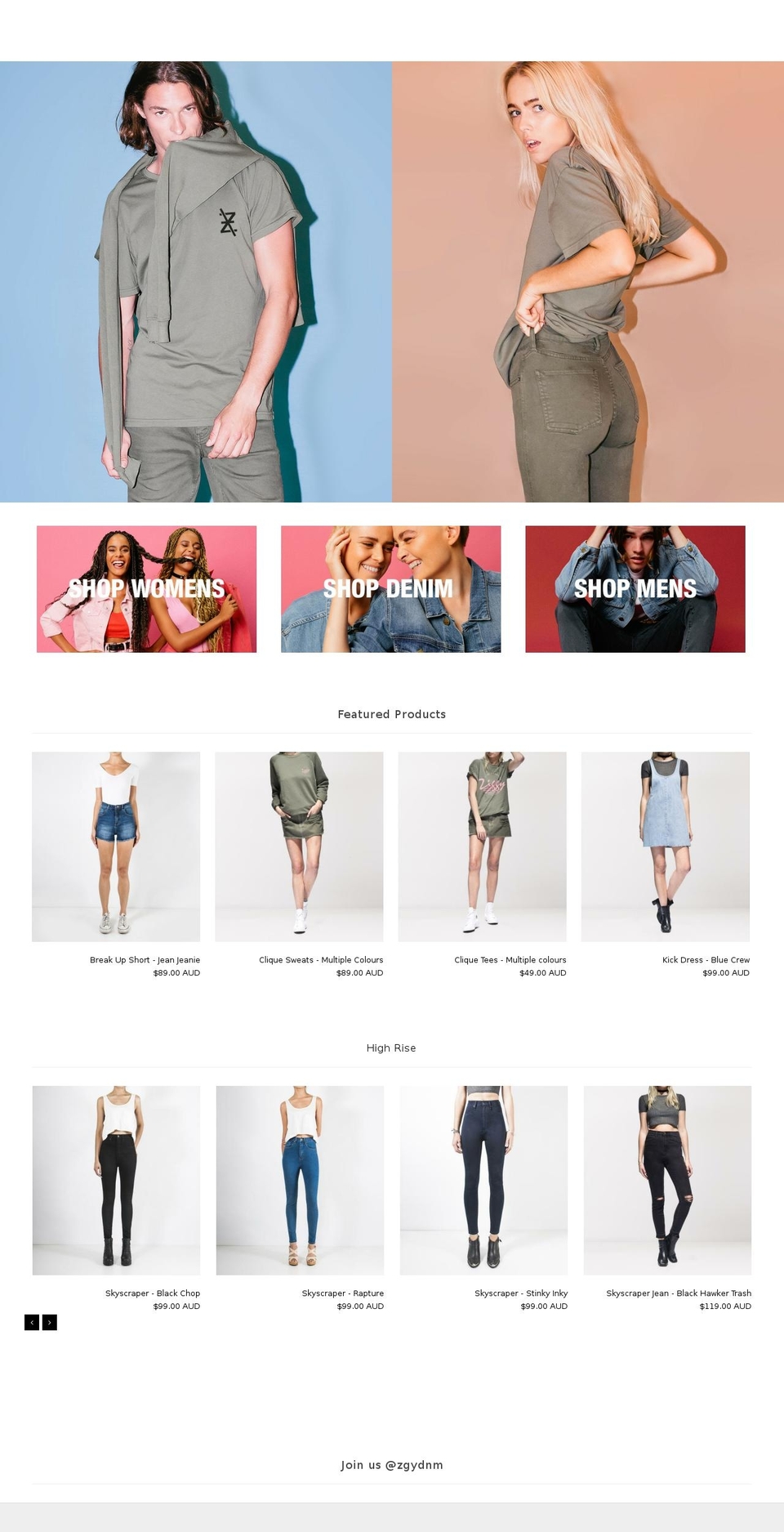 zeegeewhy.com shopify website screenshot