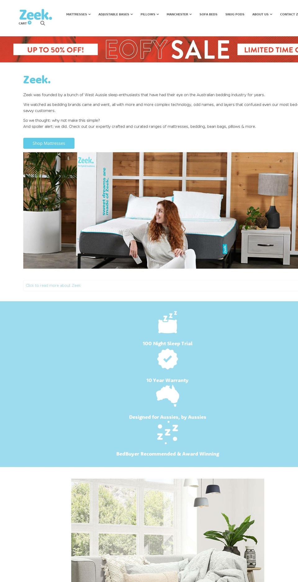 zeek.com.au shopify website screenshot
