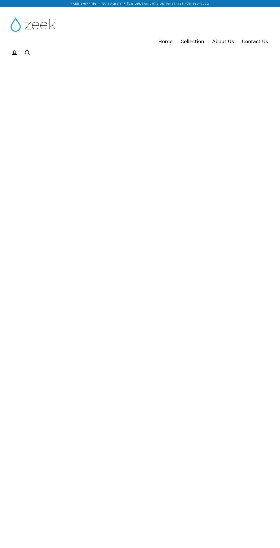 zeekliving.com shopify website screenshot