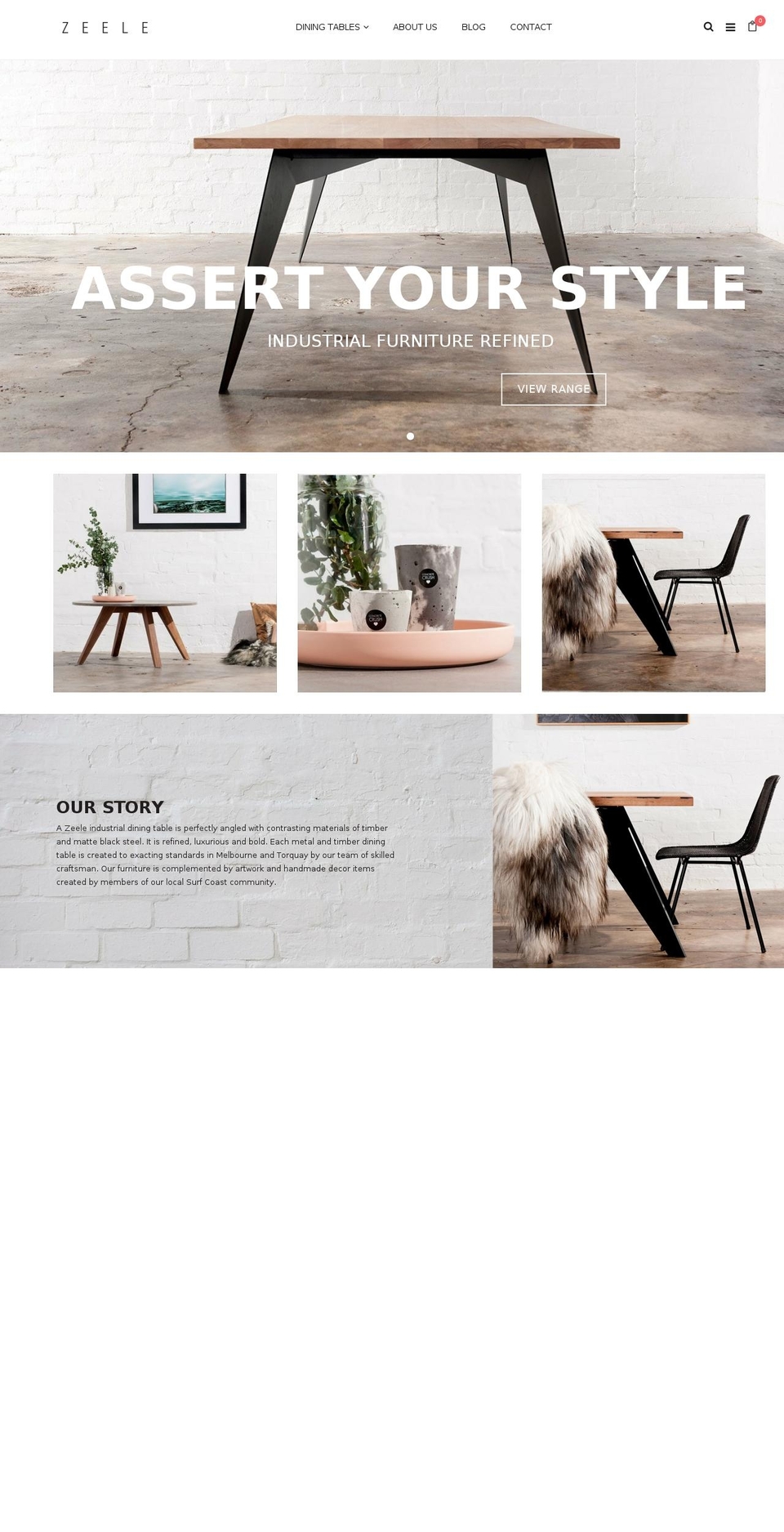 eren-home5 Shopify theme site example zeele.com.au