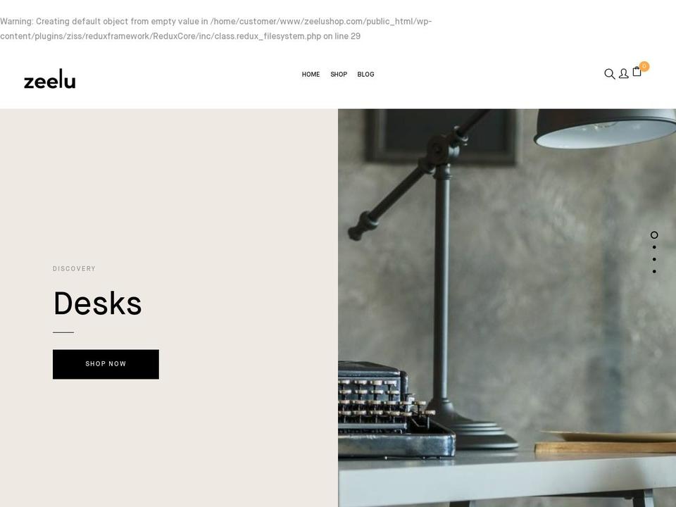 zeelushop.com — Shopify storefront screenshot