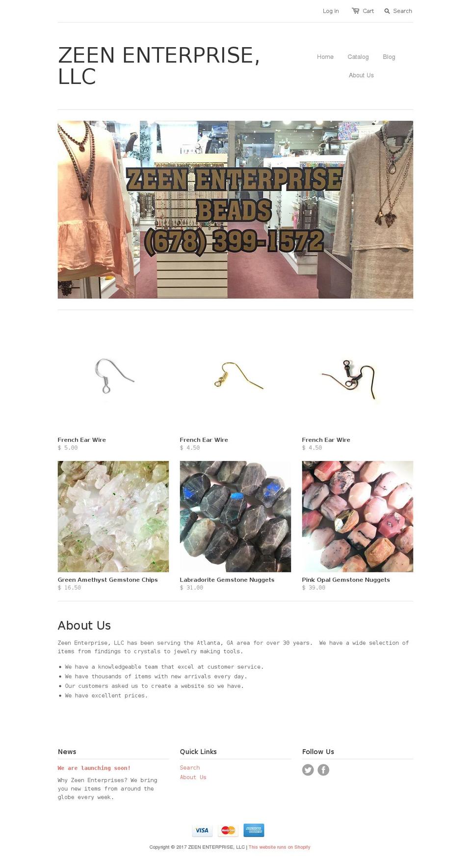 zeenent.com shopify website screenshot