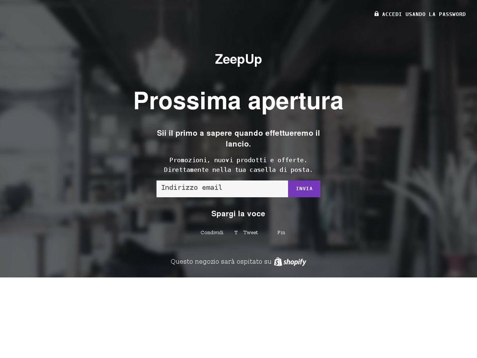 zeep-up.com shopify website screenshot