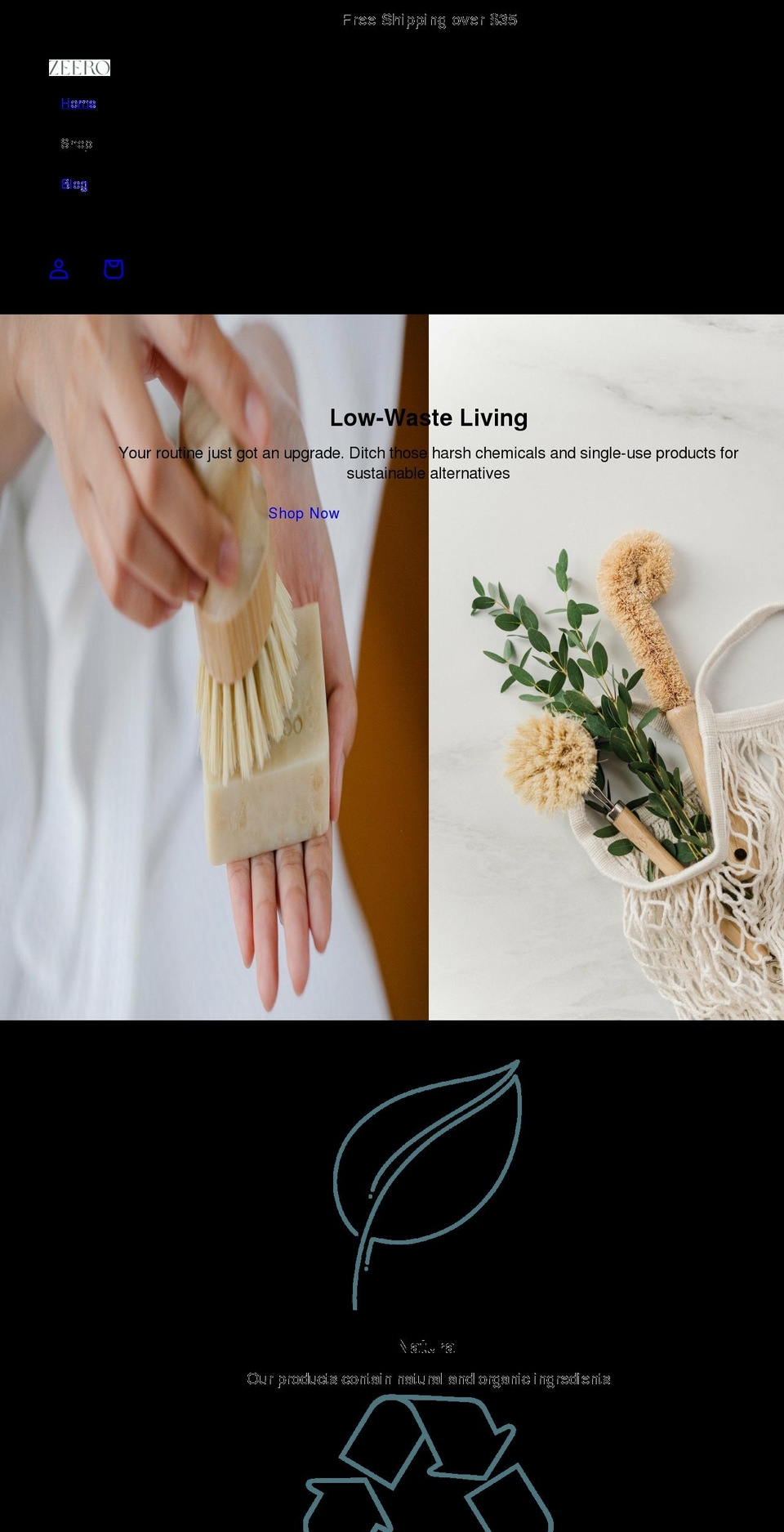 zeeromarket.com shopify website screenshot