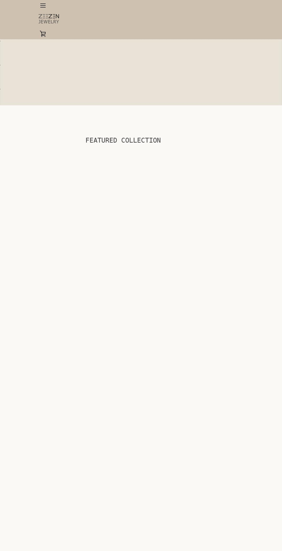zeezenjewelry.com shopify website screenshot