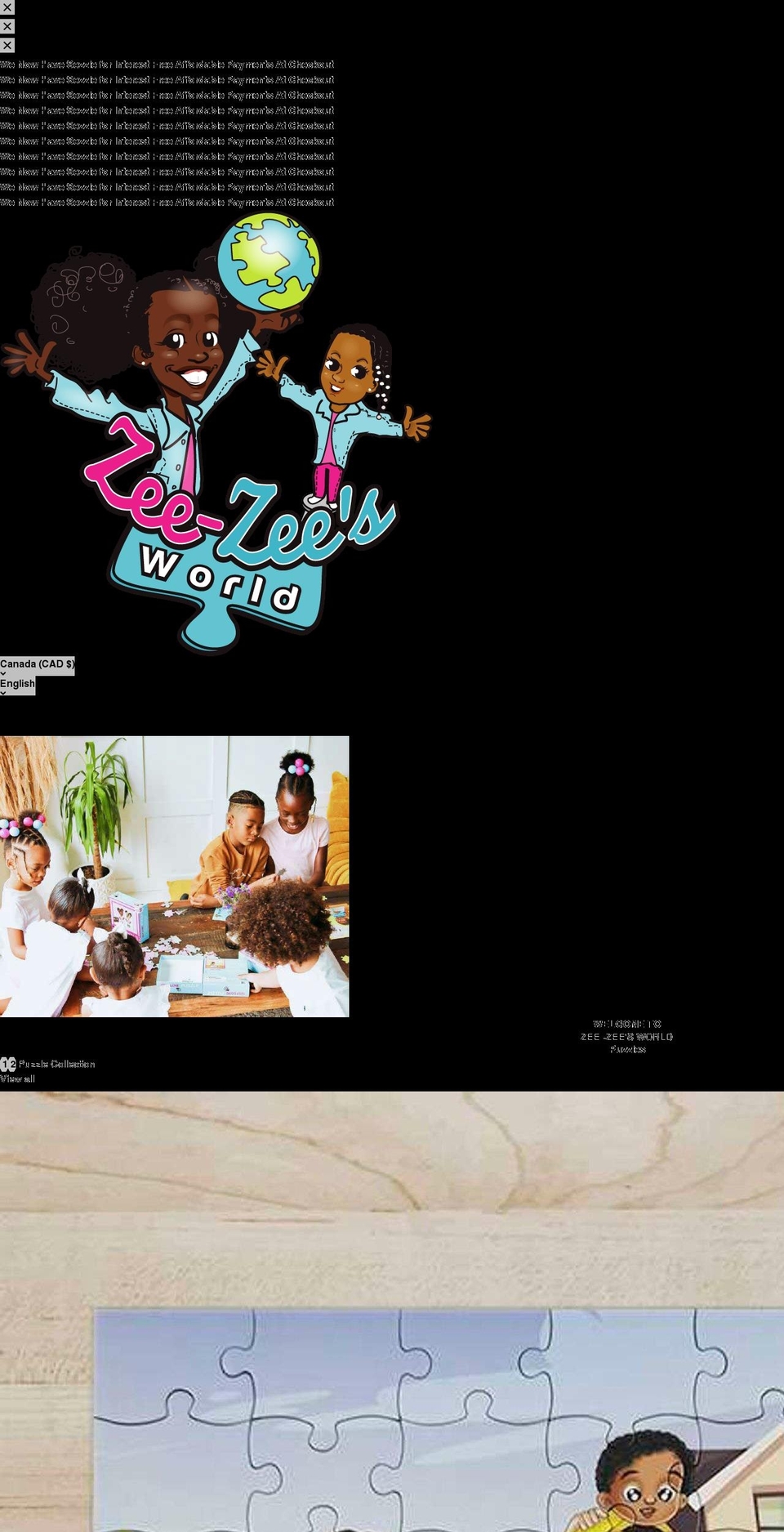 zeezkids.com shopify website screenshot