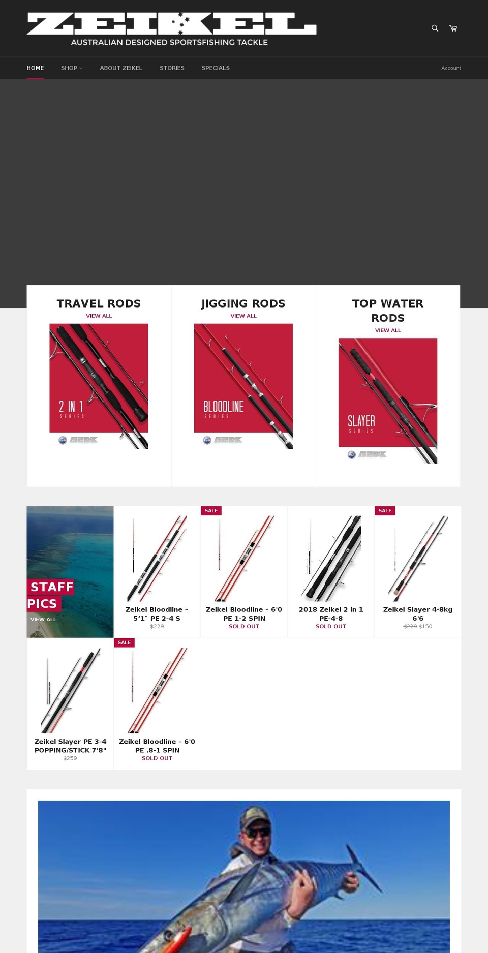 zeikel.com.au shopify website screenshot