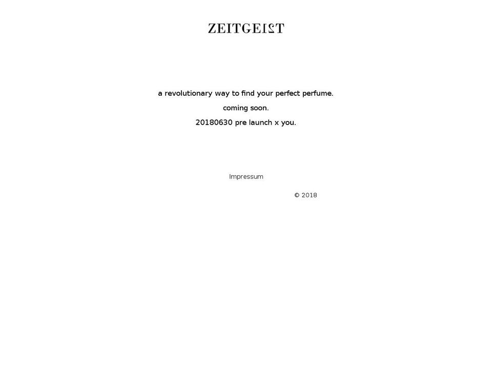 zeitgeist21.de shopify website screenshot