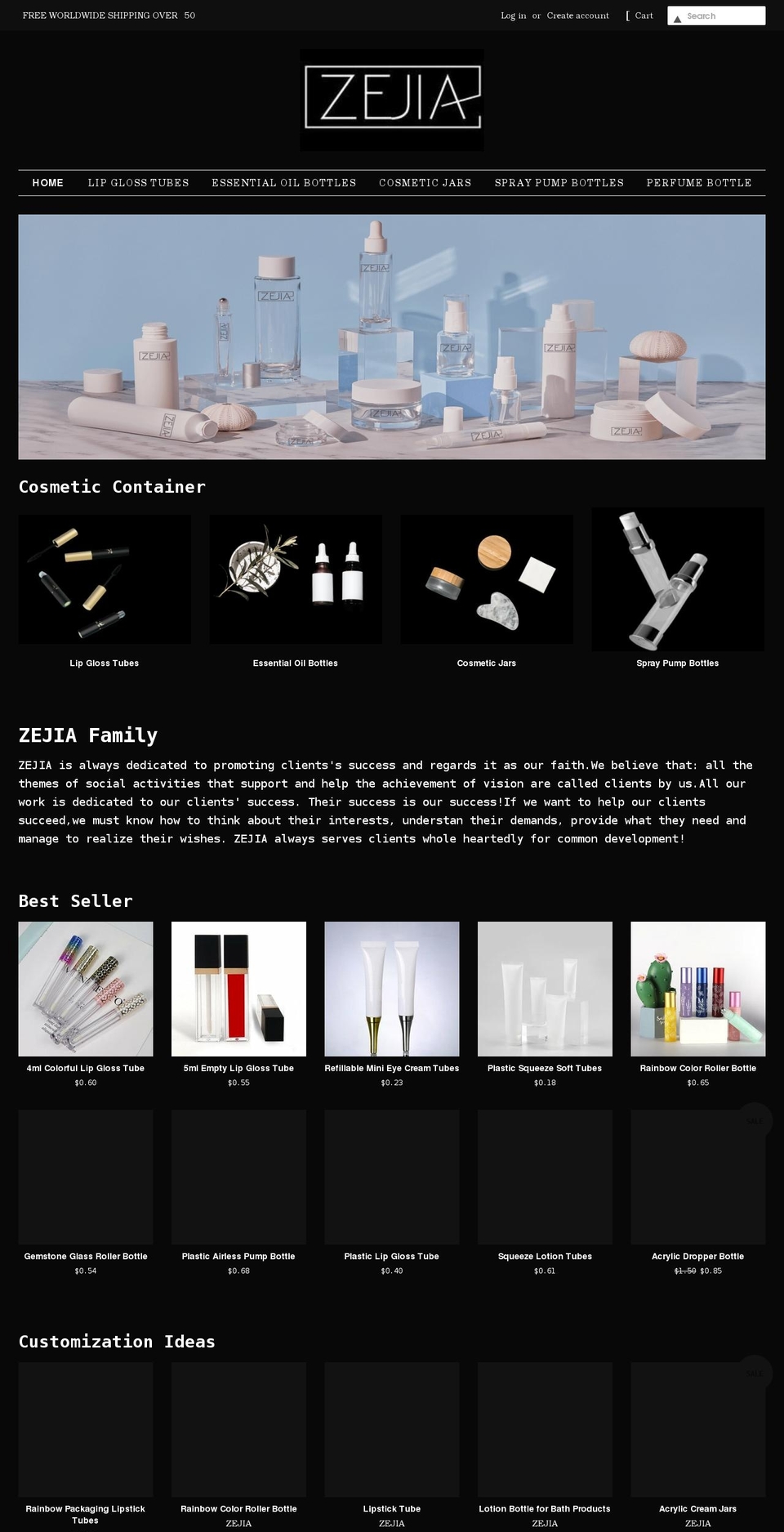 FINAL Shopify theme site example zejiass.com