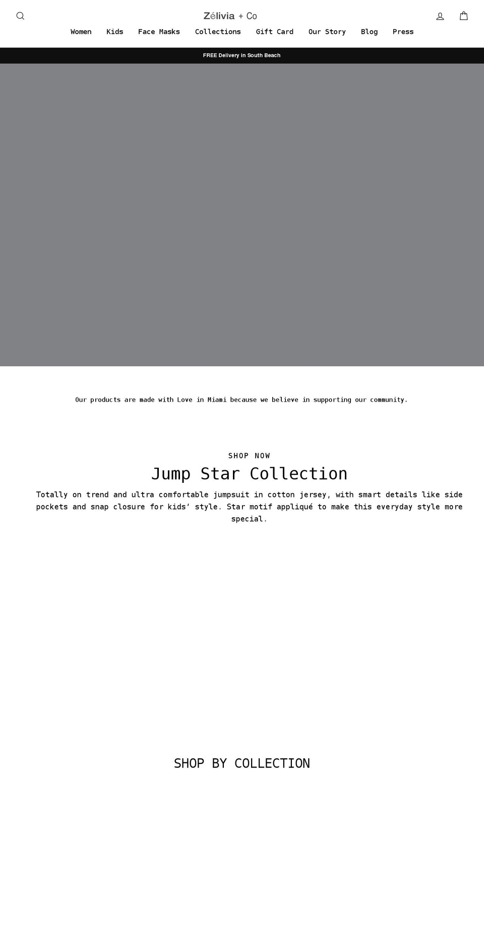zelivia.com — Shopify storefront screenshot