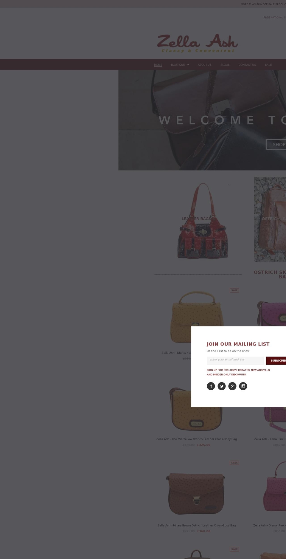 theme-export-zellaash-boutique-2-myshopify-com Shopify theme site example zella-ash.com