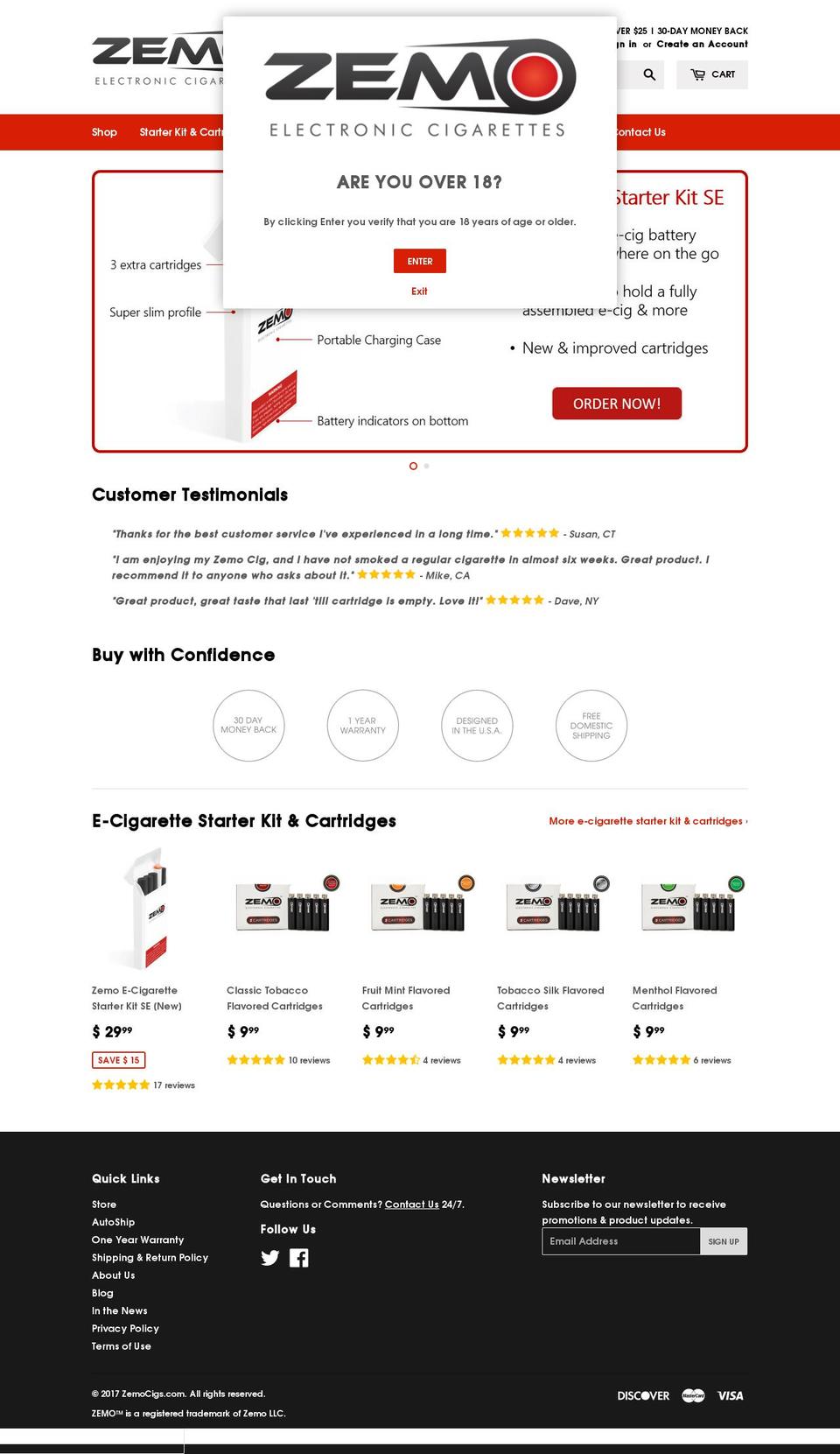 Copy of Supply - Before Bold RO Shopify theme site example zemocigarette.com