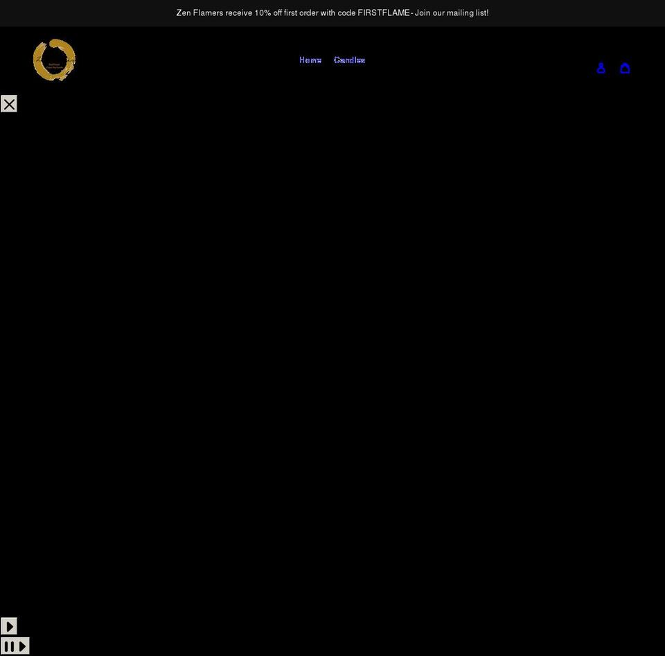 zen-flames.myshopify.com shopify website screenshot