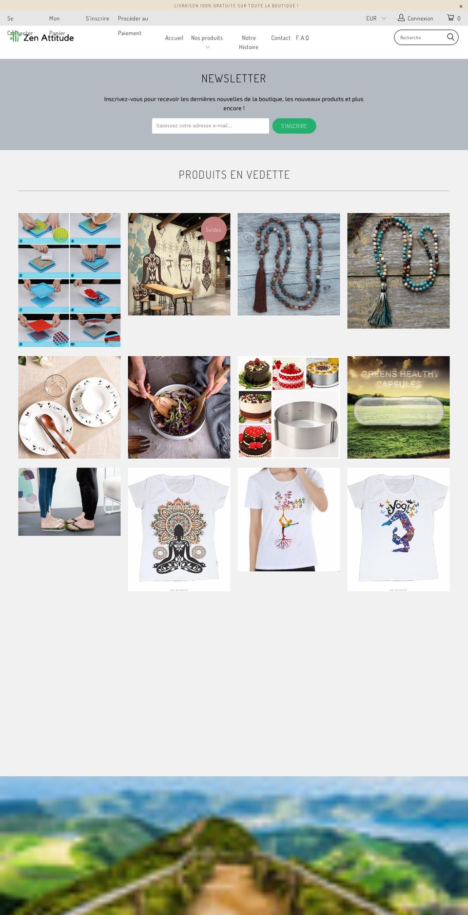 theme-turbo-1 Shopify theme site example zenattitudestore.com