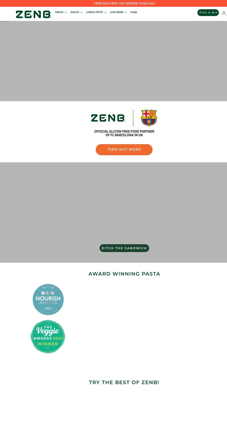 zenb.co.uk shopify website screenshot