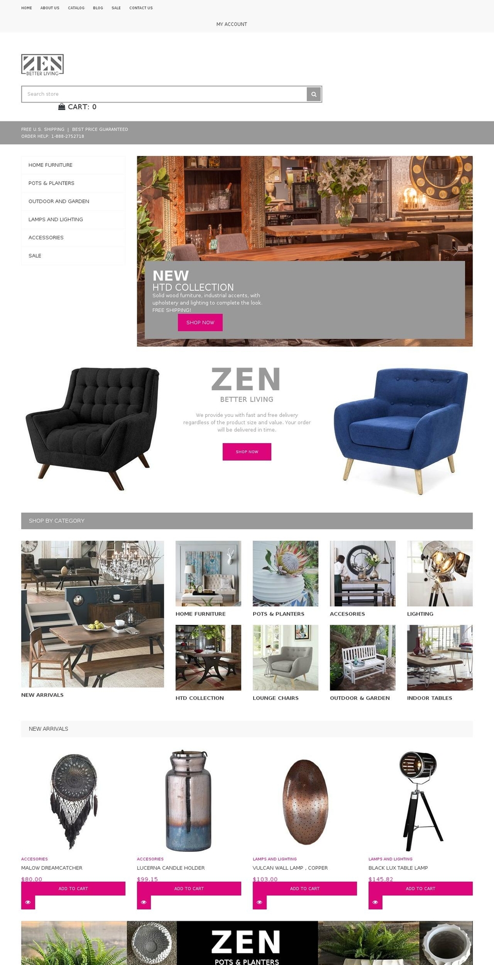 theme371 Shopify theme site example zenbetterliving.com