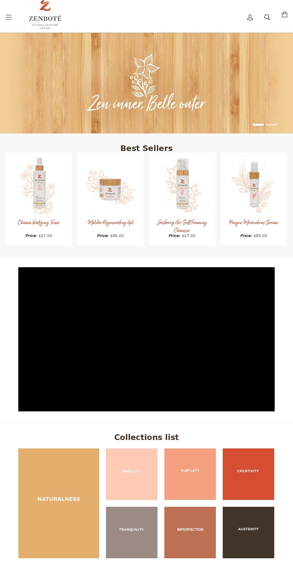 zenbote.com — Shopify storefront screenshot