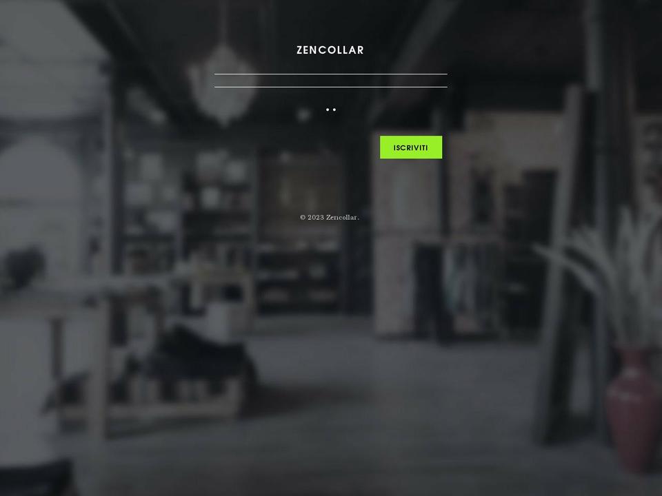 zencollar.com shopify website screenshot