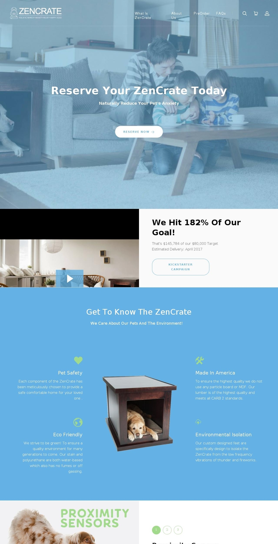 zendogcrate.com shopify website screenshot