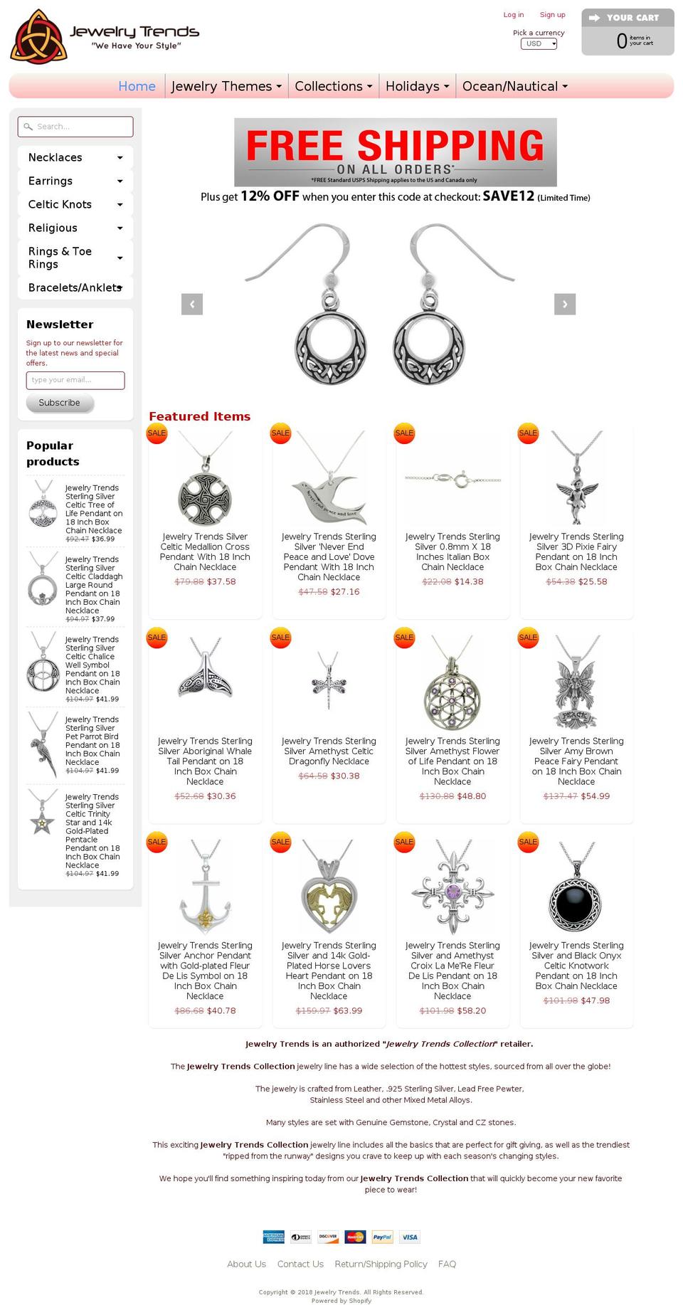 zenfirecelticshoppe.com shopify website screenshot