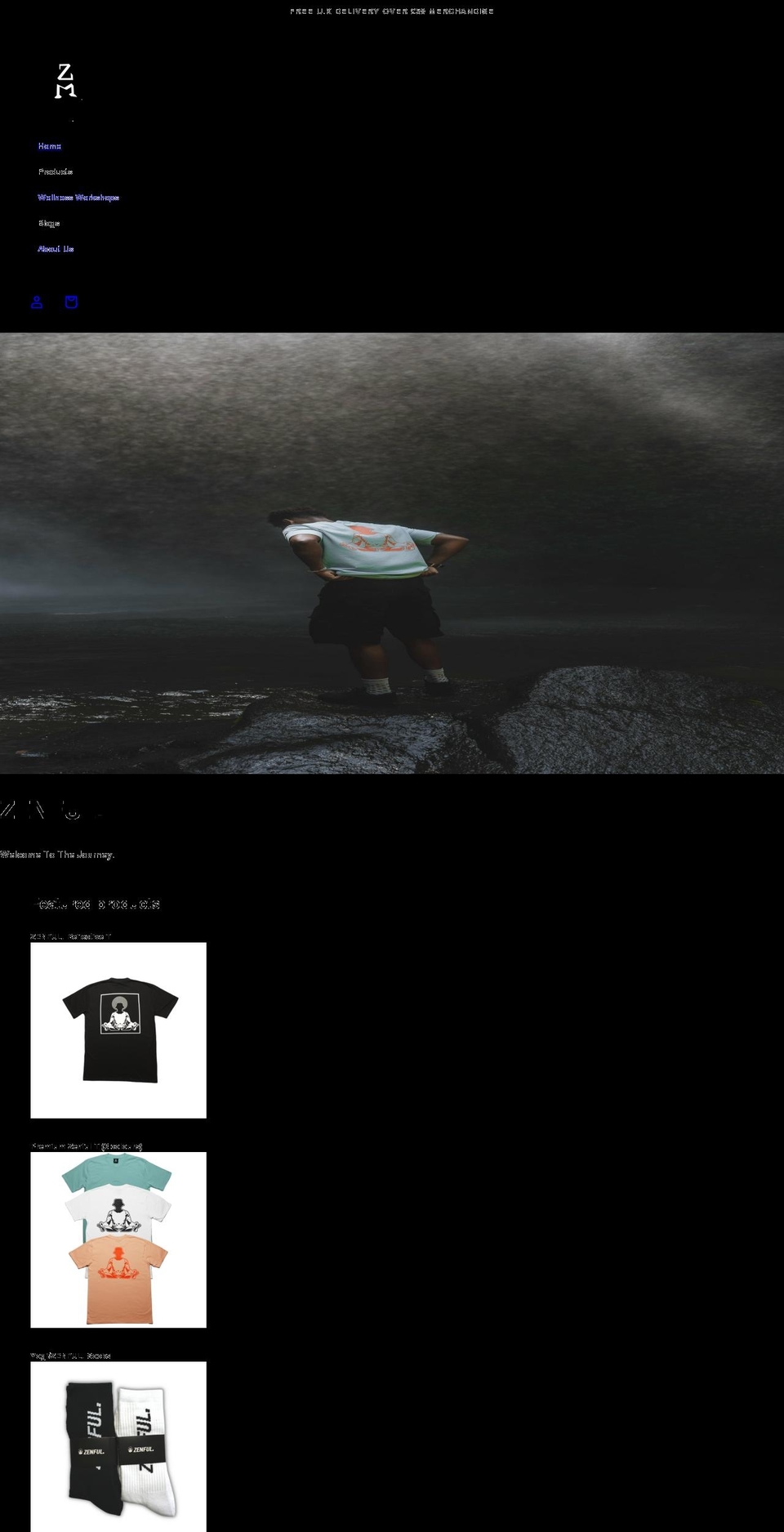 zenfulmen.com shopify website screenshot