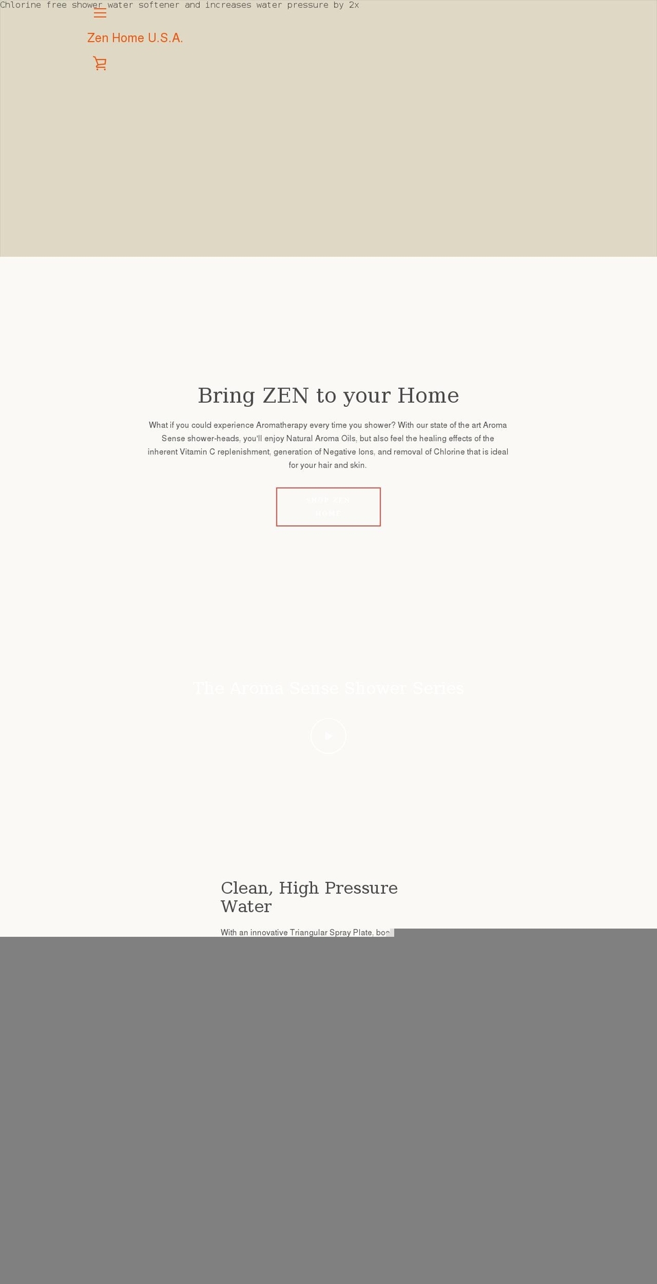 zenhomeusa.com shopify website screenshot