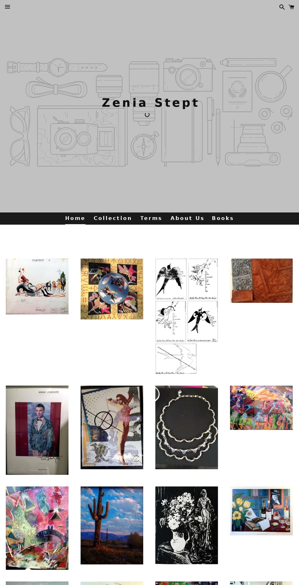 zeniastept.com shopify website screenshot