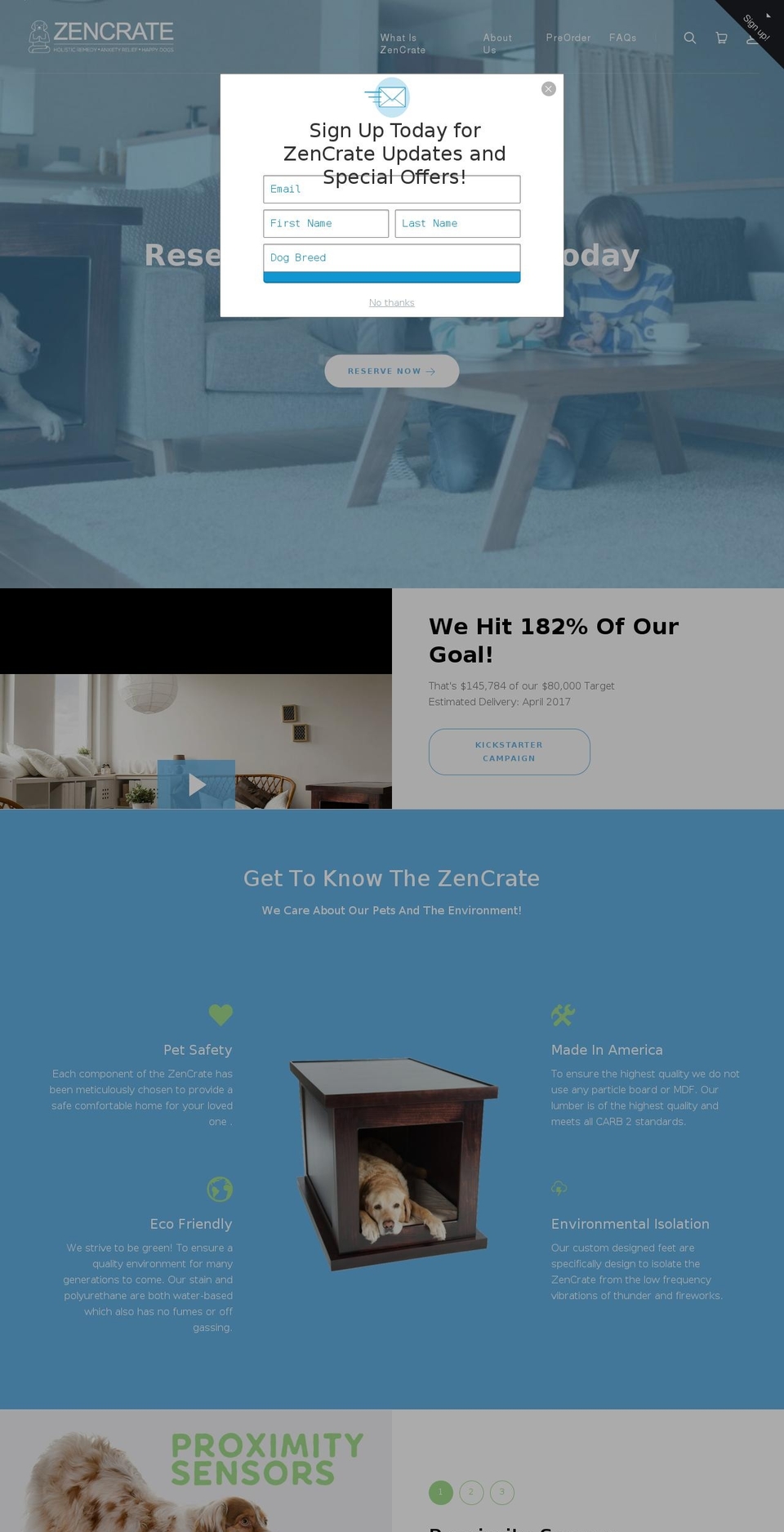 zenkennel.com shopify website screenshot