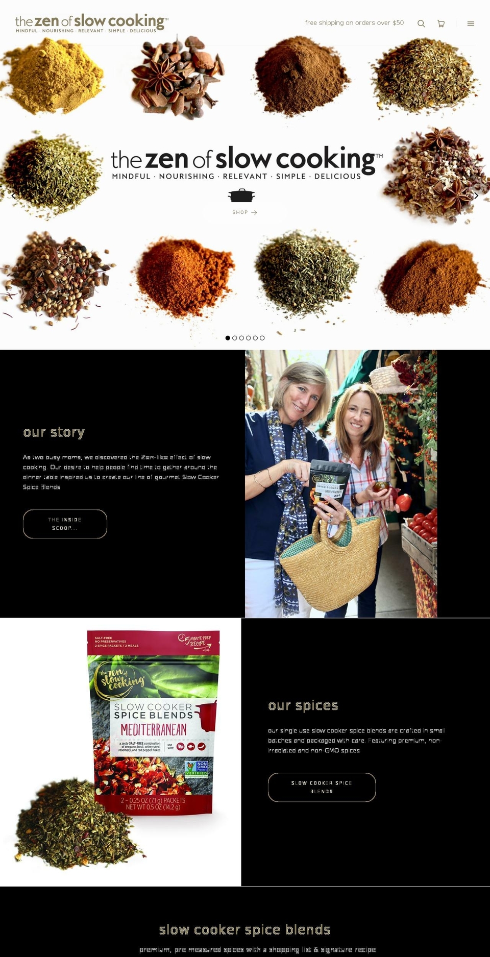 zenofslowcooking.net shopify website screenshot