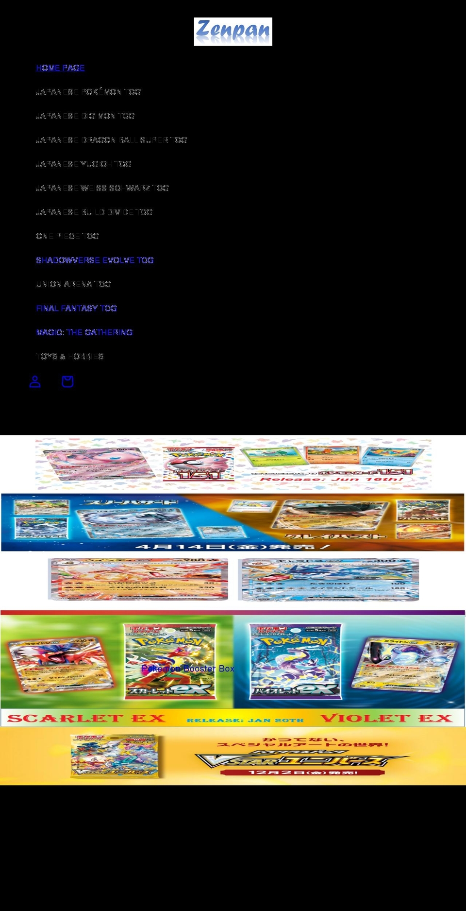 zenpan-japan.com shopify website screenshot