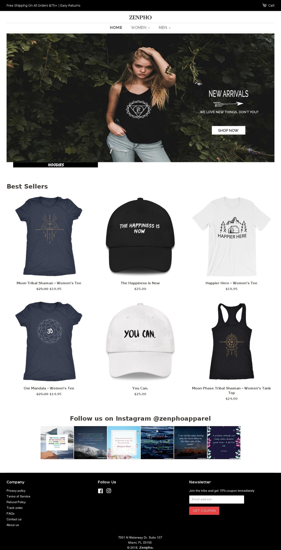 zenpho.com shopify website screenshot