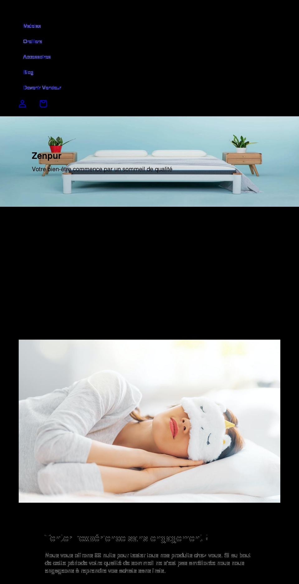zenpursleep.com shopify website screenshot