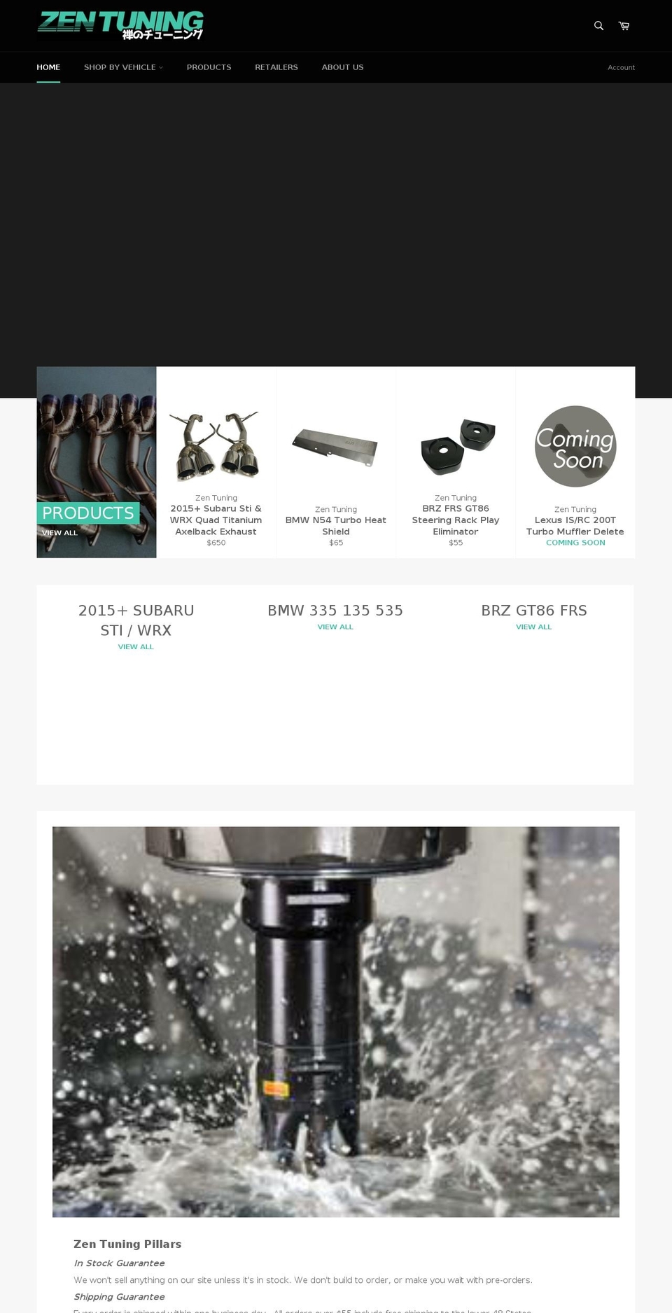 zentuning.com — Shopify storefront screenshot