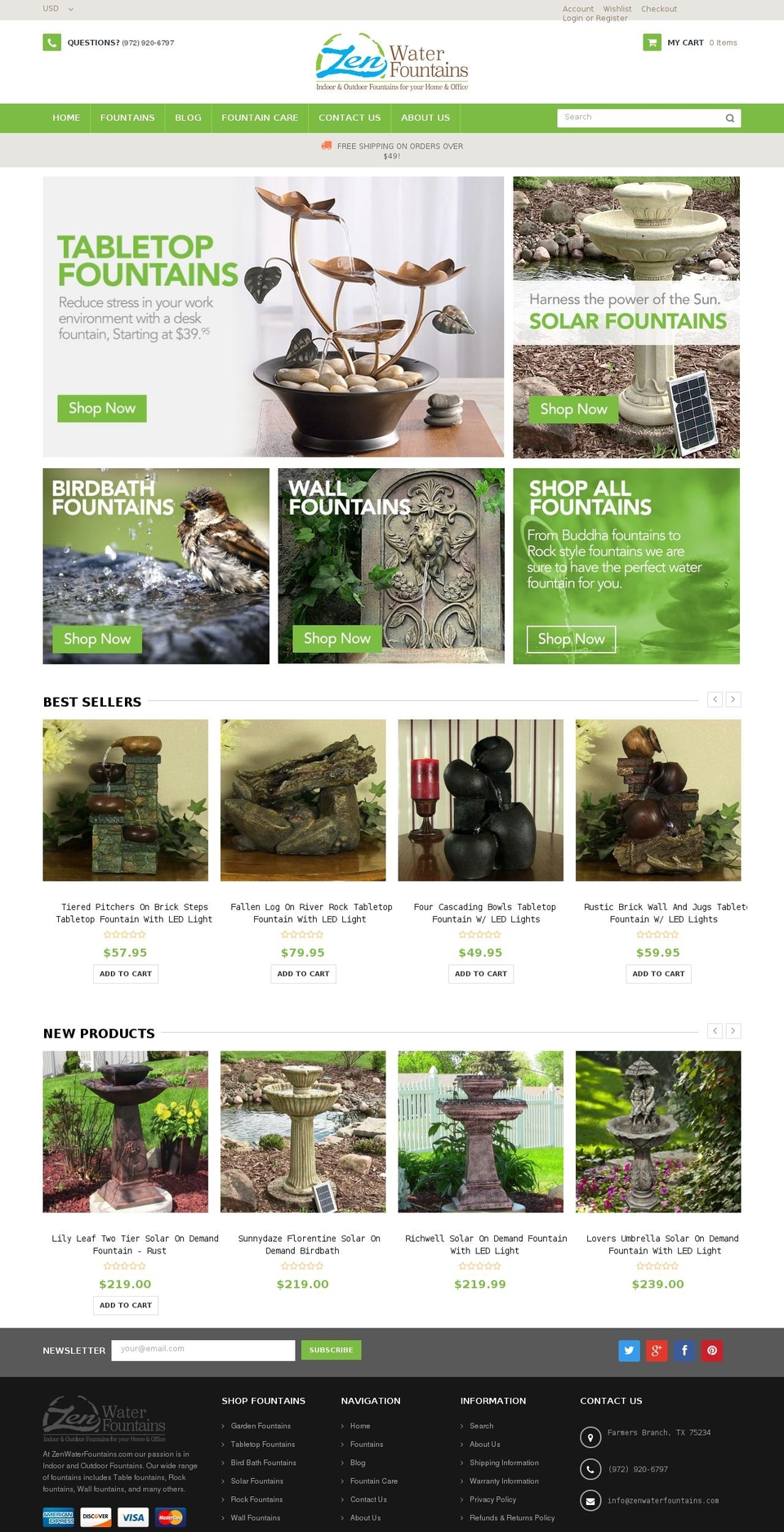 lamby-myshopify-com Shopify theme site example zenwaterfountains.com