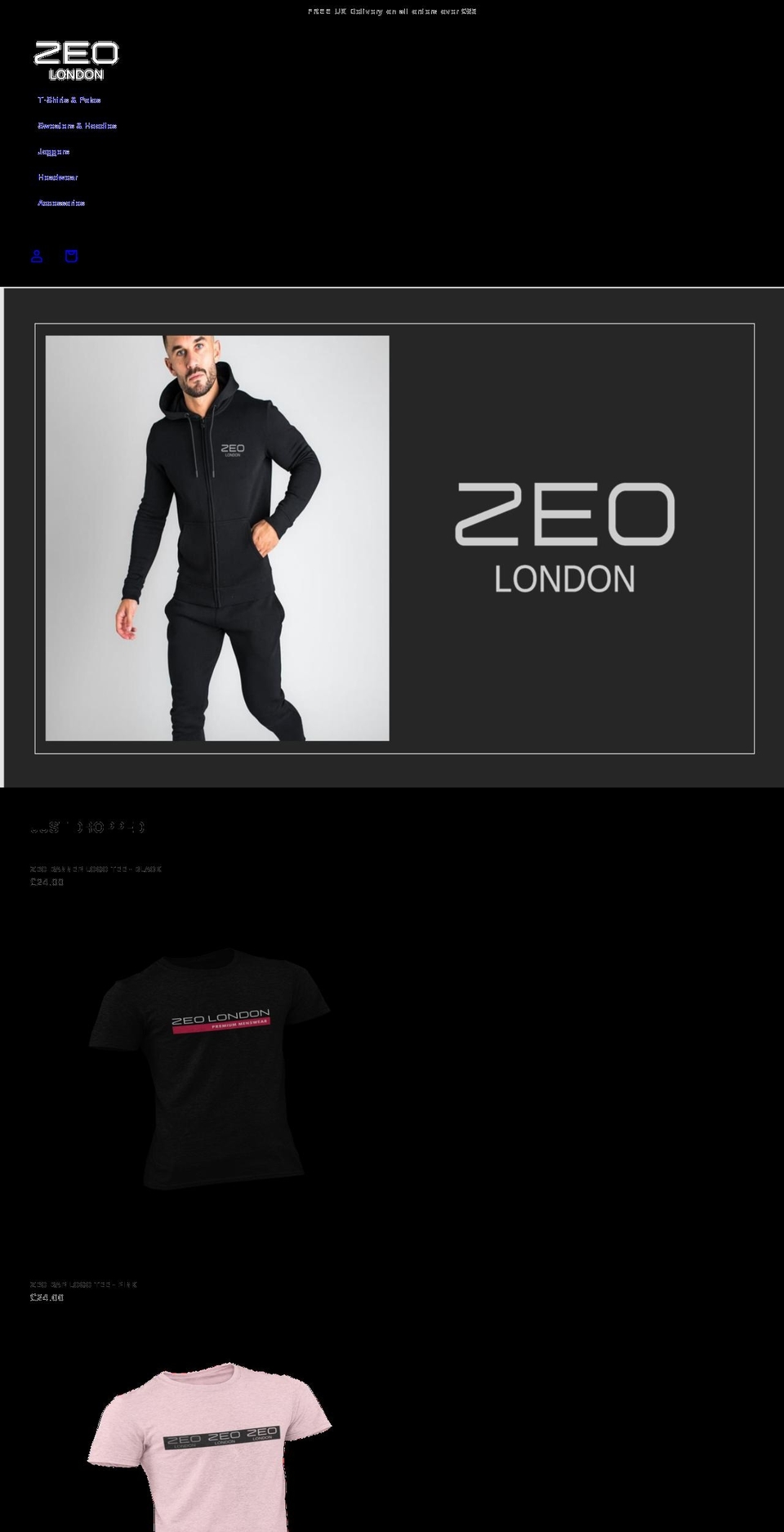 zeolondon.com shopify website screenshot