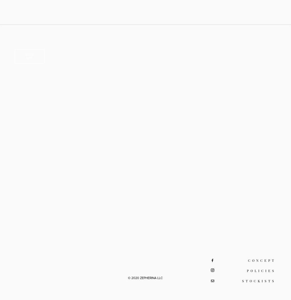 zepherina.com — Shopify storefront screenshot