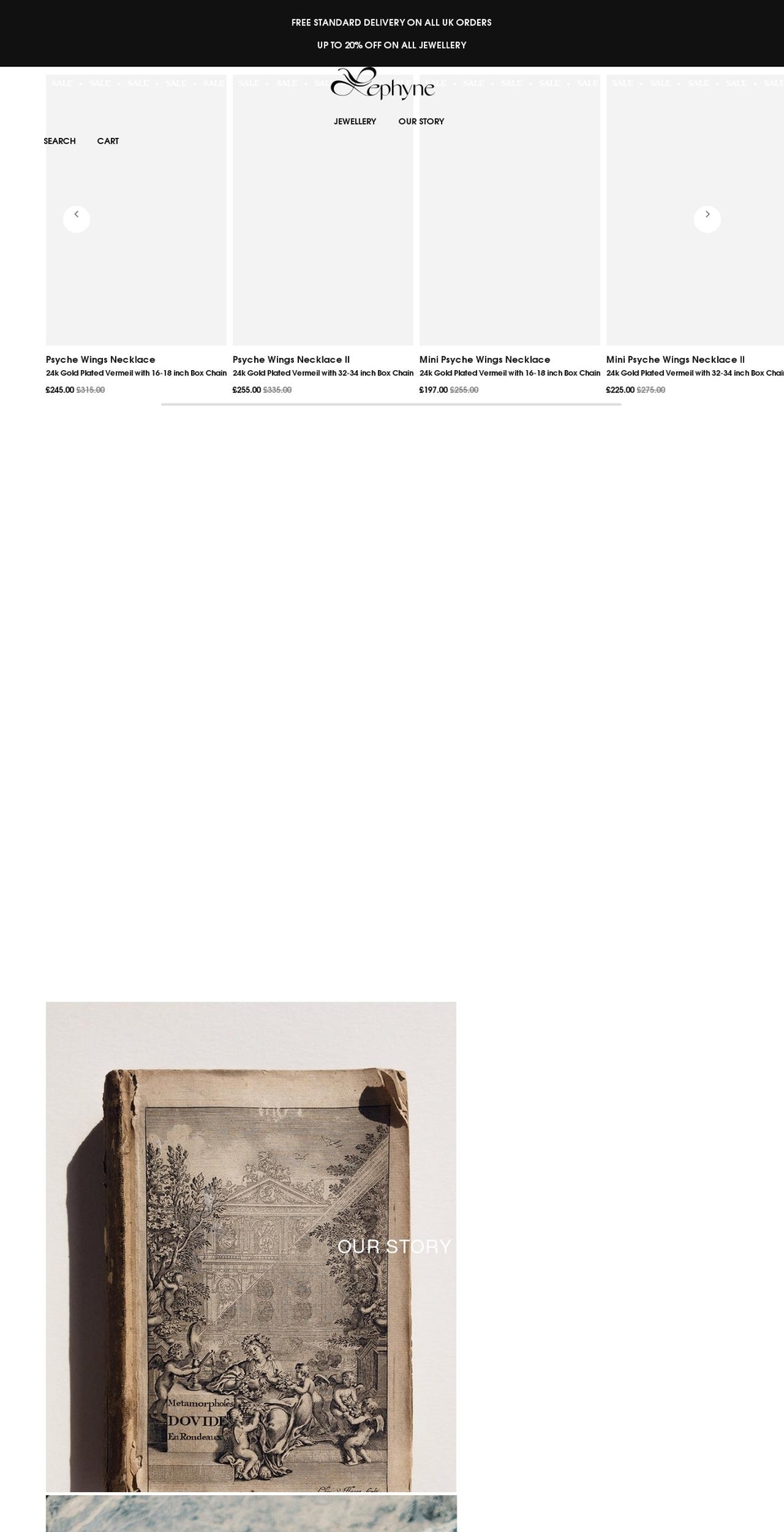 zephyne.com shopify website screenshot