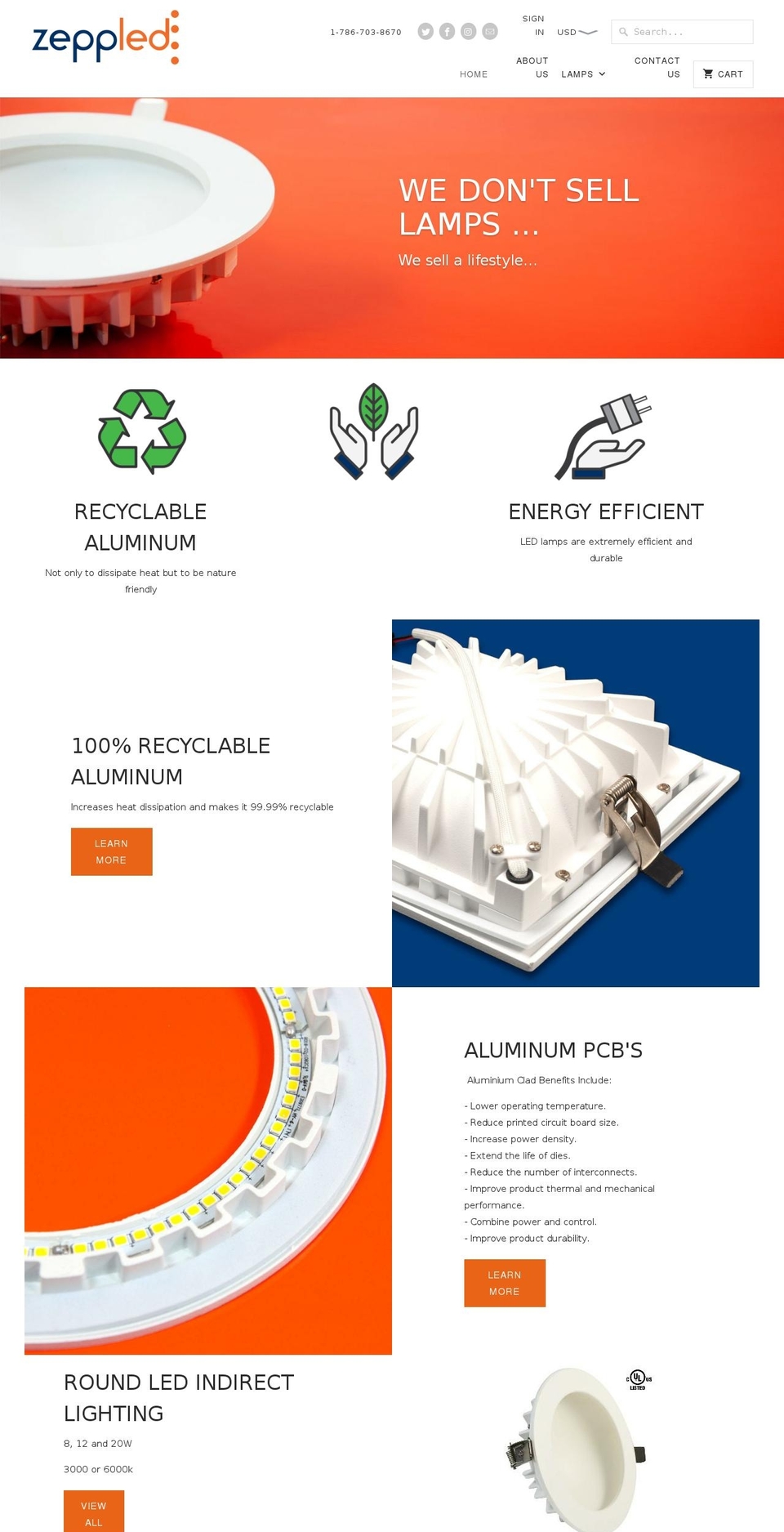 zeppled.com shopify website screenshot