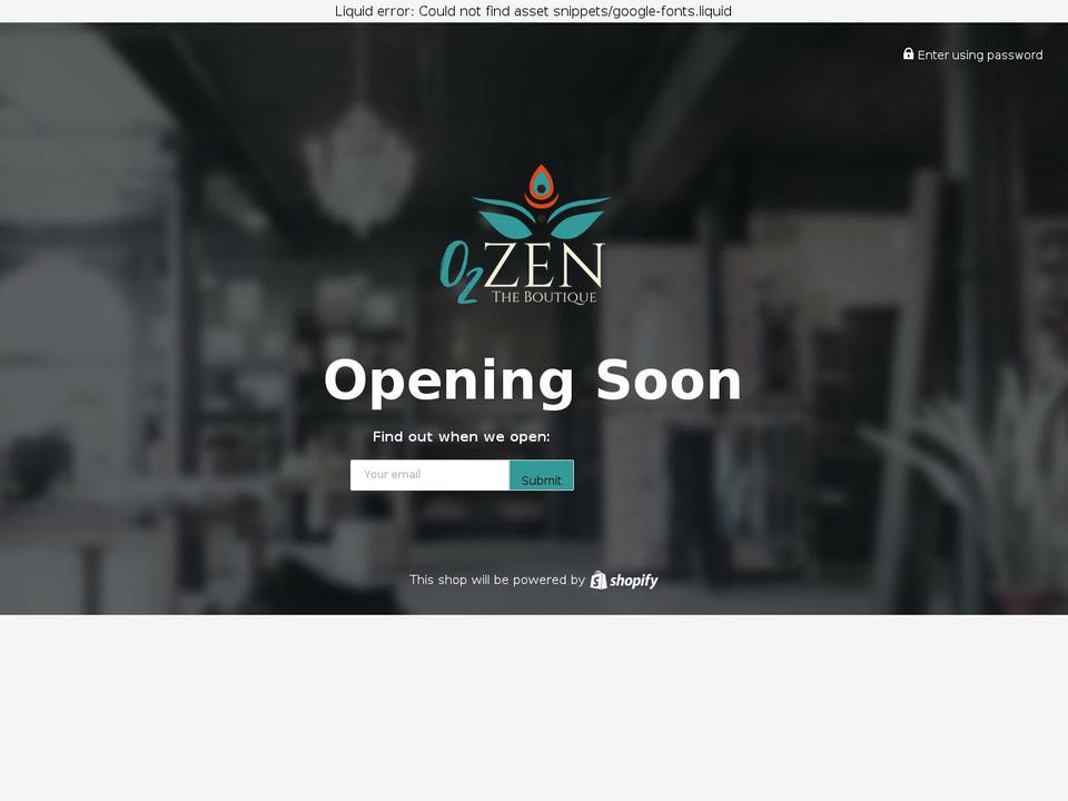 linda-4 Shopify theme site example zero2zenboutique.com
