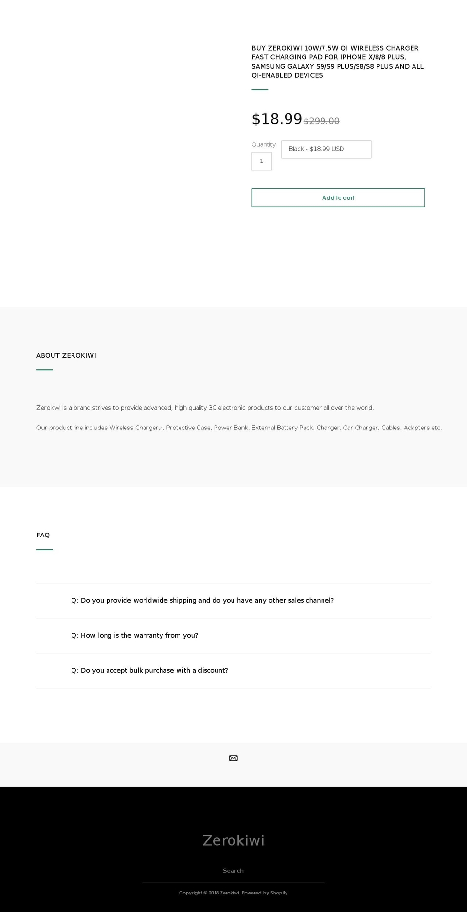 zerokiwi.com — Shopify storefront screenshot