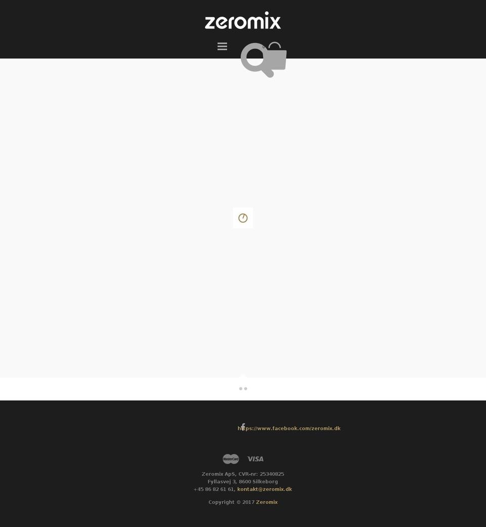 zeromix.dk shopify website screenshot