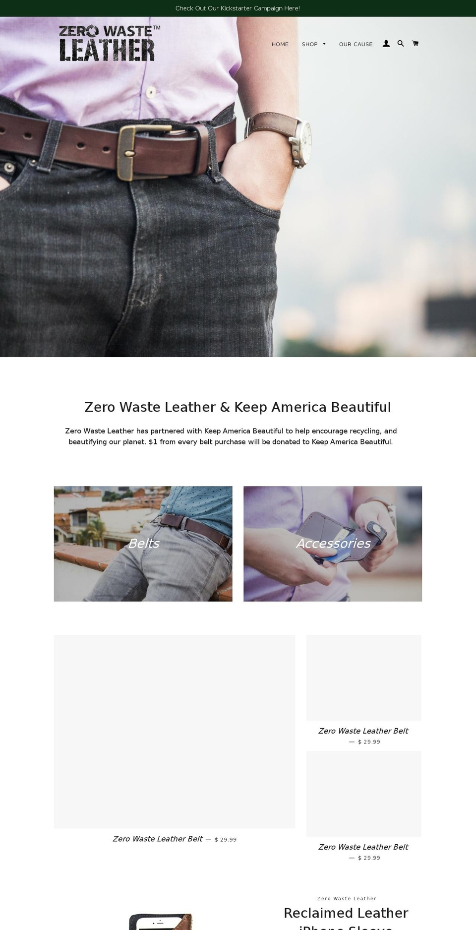 ZWL-10\/2017 Shopify theme site example zerowastebelt.com