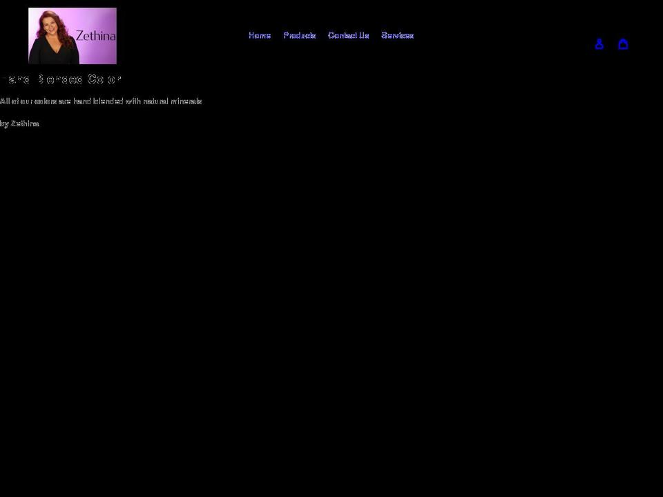 zethina.com shopify website screenshot