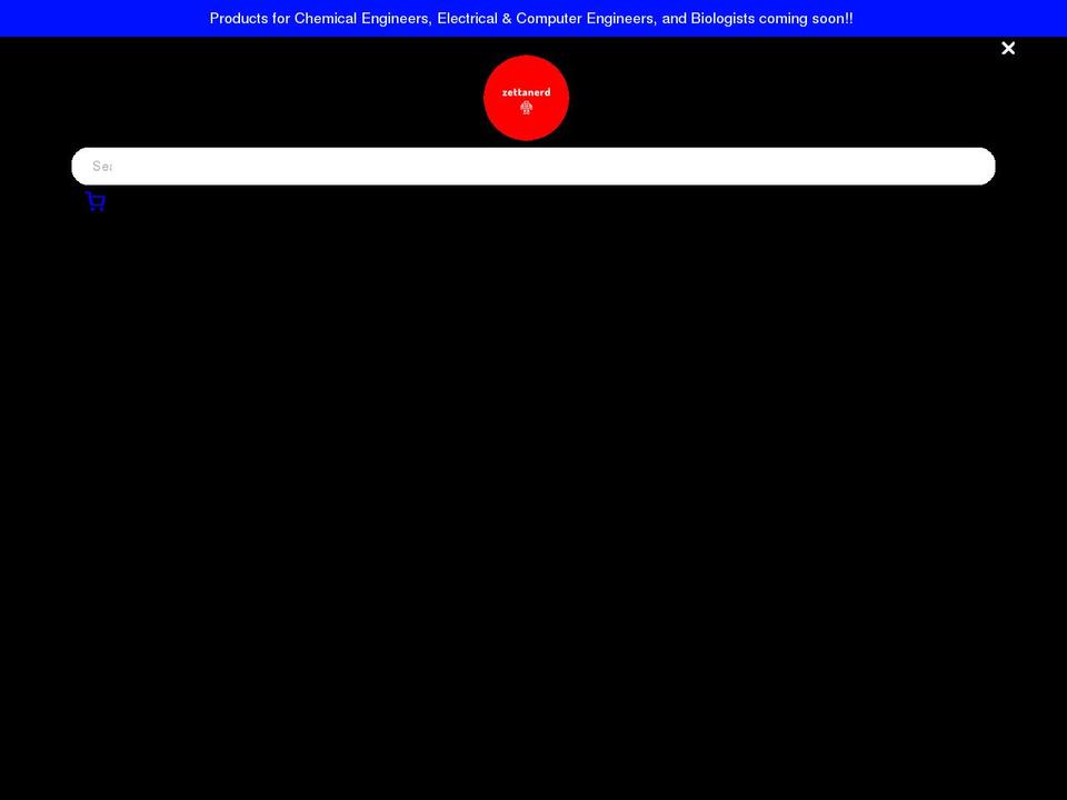 zettanerd.com shopify website screenshot